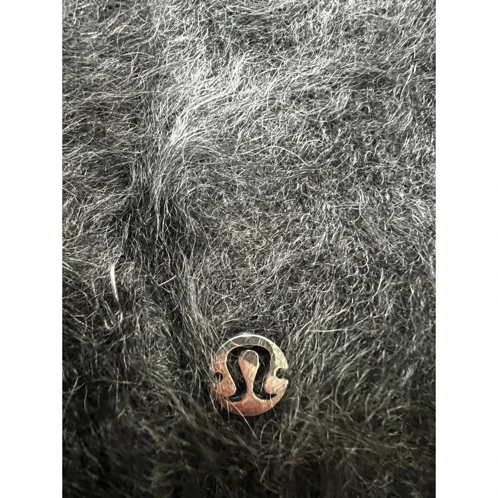 Lululemon Women's Fuzzy Cashmere Mittens dark gray size XS/S New $79 NWT